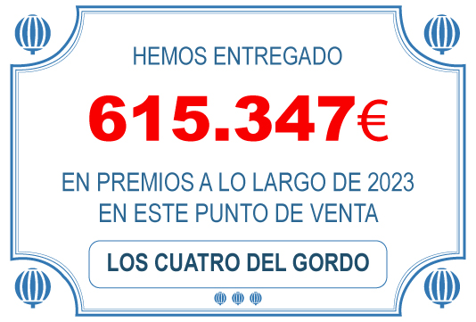 Loterias Los 4 del Gordo - GRAN PREMIO 3
